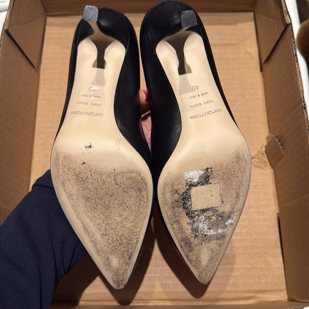 Sergio Rossi Black leather Pump Pre-Owned - Picture 4 of 7